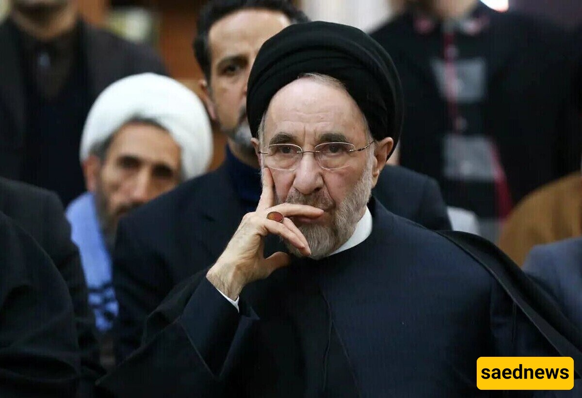 Photo Exclusive: Khatami and Ayatollah Khamenei’s Brother Side by Side at Ashura Vigil