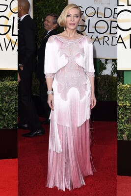 A Look at the Style of Famous Actors and Artists at the Golden Globe Awards / From Angelina Jolie and Selena Gomez to Ariana Grande