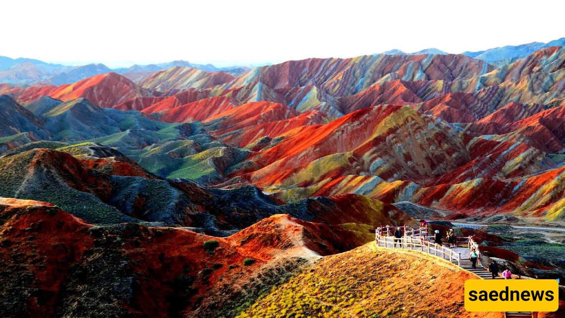 Rainbow Mountains of Zhangye Danxia