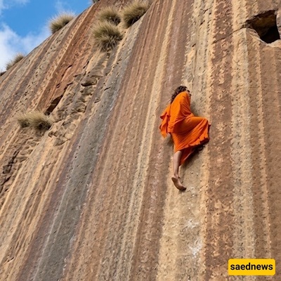 An unbelievable scene of a man walking effortlessly across a smooth mountain surface — when the human body reaches extraordinary limits