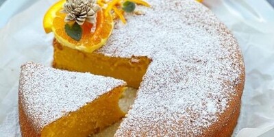 How to Make an Orange Cake with Yogurt in Two Ways (Baked in Oven or Pot)