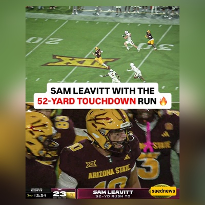 CATCH HIM IF YOU CAN: Leavitt Turns on the Jets for 52-Yard Score!