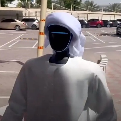 Viral Video: Prayer-Performing Robot in Dubai Goes Viral at Eid al-Adha Ceremony, Seen in Traditional Arab Attire and SUV Arrival 😂