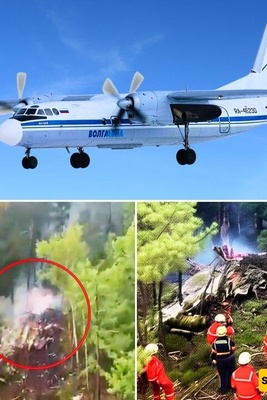 Russian Plane Crashes, Nearly 50 People on Board Feared Dead