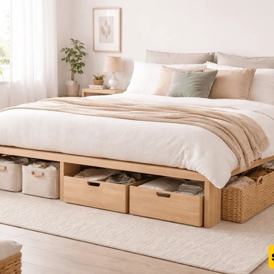 How To Use Under Bed Space For Smart Home Storage