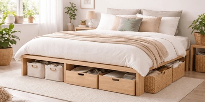 How To Use Under Bed Space For Smart Home Storage