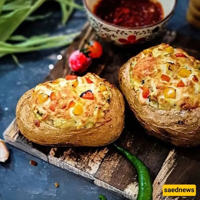 Cheesy and Meatless Dishes / How to Make Delicious Cheese-Stuffed Bread with Potatoes (With and Without Oven)