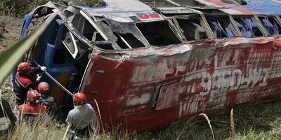 At Least 8 Killed, 13 Injured After Bus Overturns In Ecuador