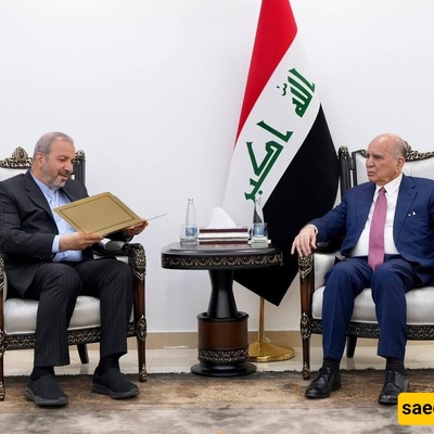 Iranian Envoy Hands Araghchi’s Written Message to Iraqi Foreign Minister