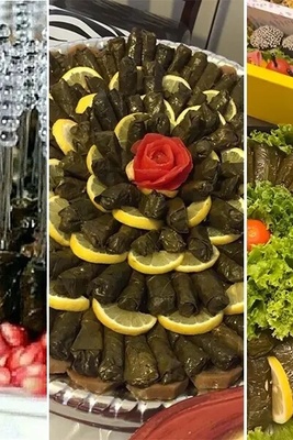 Creative Ideas for Decorating Grape Leaf Dolmeh Plates / With These Designs, You'll Always Be the Star of the Party + Photos