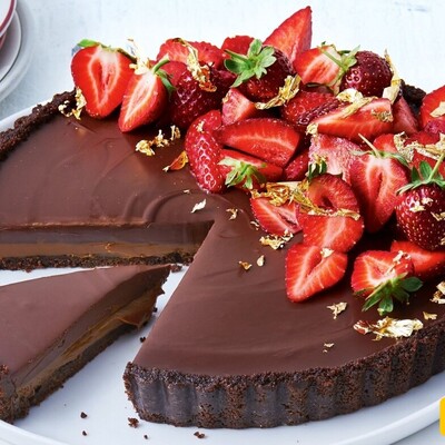 Recipe for Chocolate and Strawberry Tart