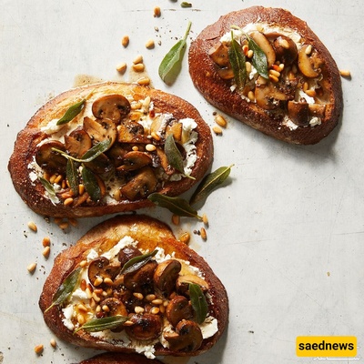 Italian Mushroom Canapés Recipe