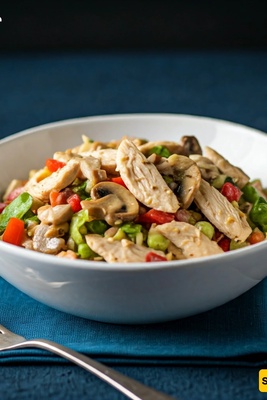 How to Make Warm Chicken and Mushroom Salad – A Quick and Delicious Lunch