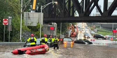 Severe Storm Leaves New York Streets Underwater