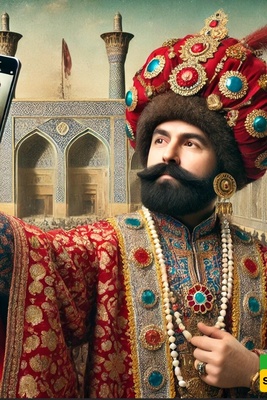 (Photo) When Naser al-Din Shah took the first-ever selfie in history! A behind-the-scenes glimpse into the daily life of the Qajar king / He was basically the influencer of his time.