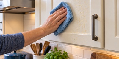 How to Clean Kitchen Cabinet Doors Without Damaging Them