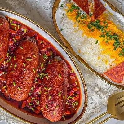 Meat Dishes / How to Make Torsh Kebab with Stuffed Eggplant – A Delicious New Flavor