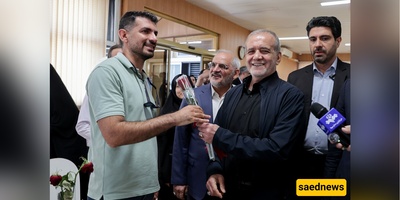 President Pezeshkian’s ‘Unannounced Visit’ Questioned After State TV Interview on Site