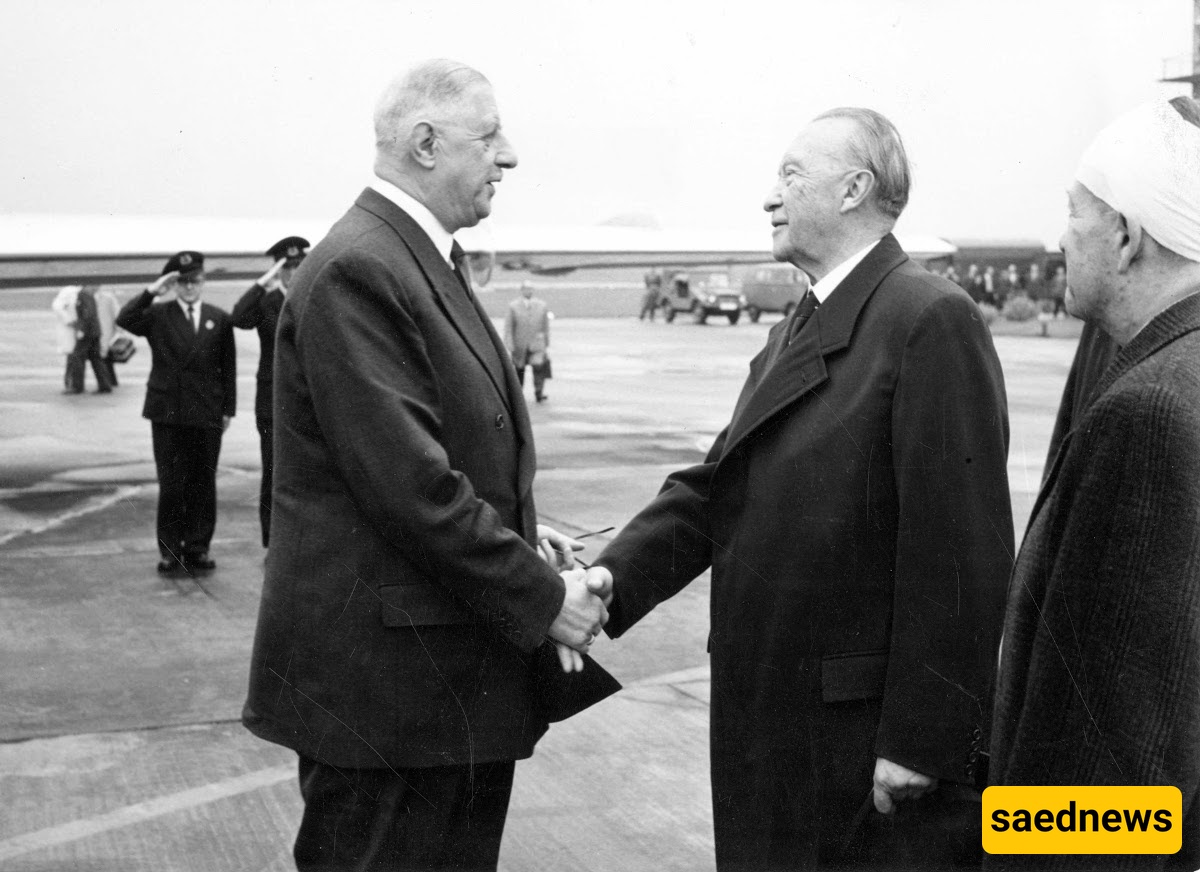 konrad adenauer and Charles de Gaulle