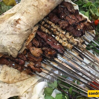 Prepare Lamb Heart and Tail Fat Kebab on a Snowy Day (Video)