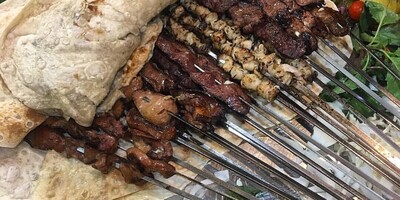 Prepare Lamb Heart and Tail Fat Kebab on a Snowy Day (Video)