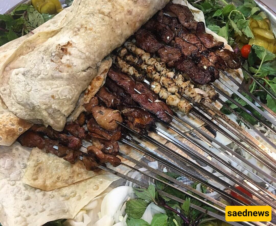 Prepare Lamb Heart and Tail Fat Kebab on a Snowy Day (Video)