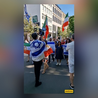 Outrage as Pahlavi Supporters Dance Beneath Israeli Flag Amid Strikes on Iran