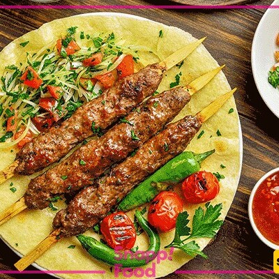 Types of Kebab / How to Make Turkish Adana Kebab in a Pan with Special Salad