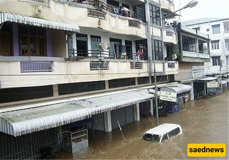 Over 2,800 People Evacuated Due to Flooding in Southern Myanmar