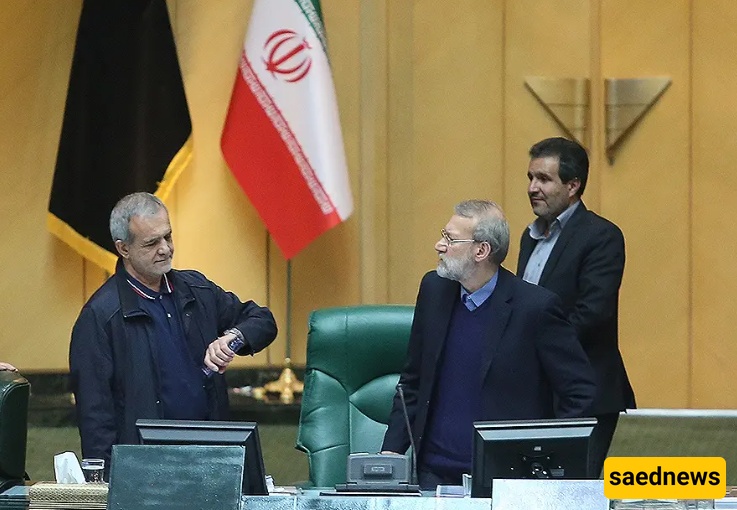 Masoud Pezeshkian vs Ali Ardeshir Larijani