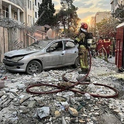 Just Moments Ago; Israeli Attack On A Residential Building Near Keshavarz Street, Tehran + photo