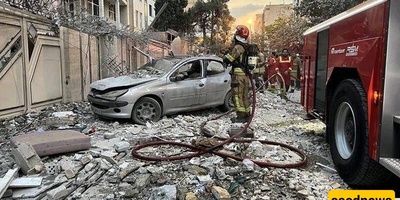 Just Moments Ago; Israeli Attack On A Residential Building Near Keshavarz Street, Tehran + photo