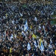 Israeli Settlers Hold Massive Protests in Tel Aviv demanding ceasefire in Gaza