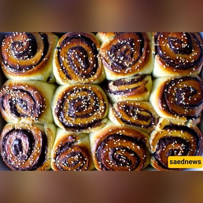Chocolate Tahini Challah Buns — Swirled Chocolate That Brings Breakfast To Life