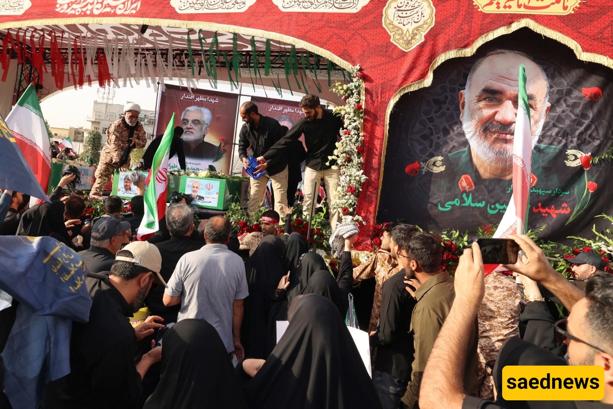 Iranians Lay To Rest I.R.G.C. Commanders Assassinated by Israel