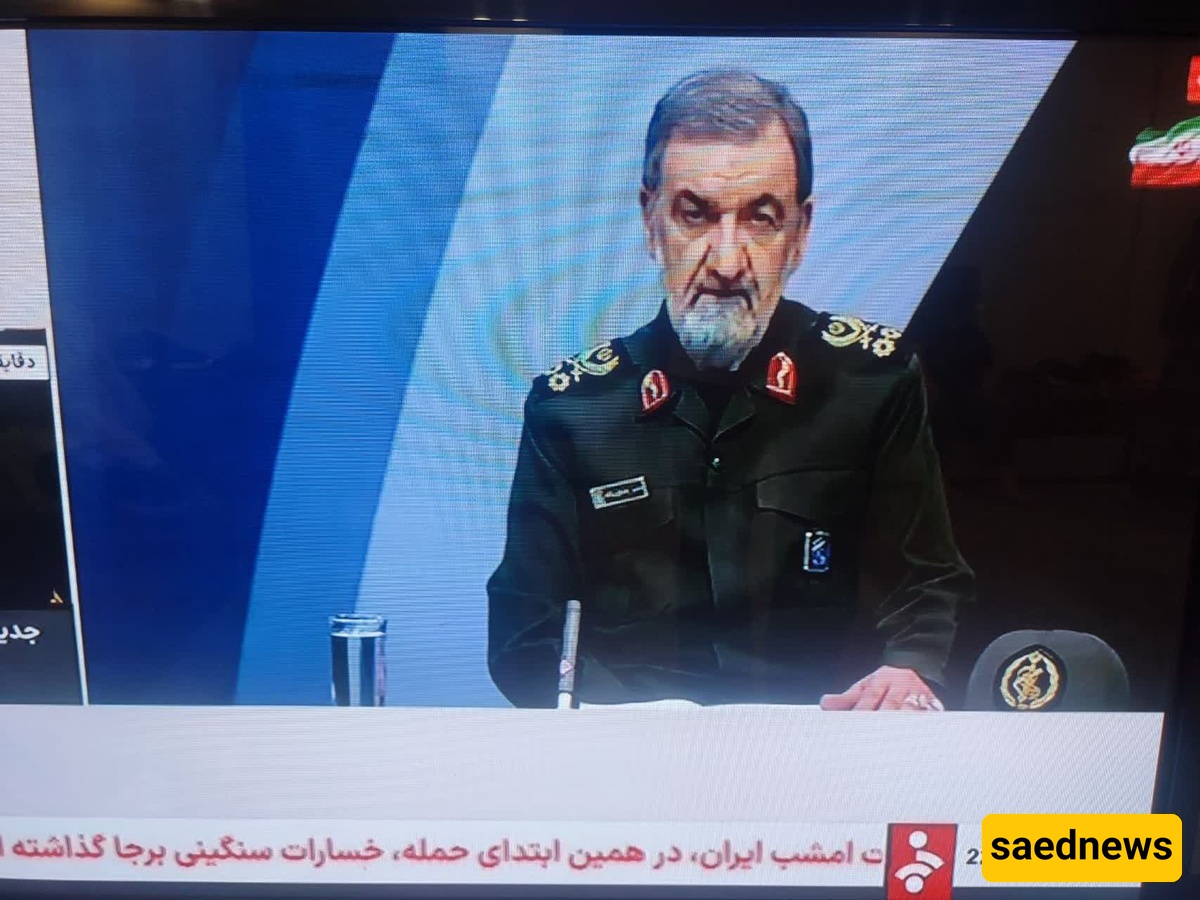 Breaking: Mohsen Rezaee appeared on television in military uniform / Mohsen Rezaee: Soon we will enter battle with a coalition; after Iran, it will be Iraq’s turn.
