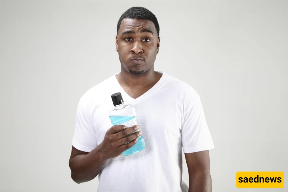alcohol-containing mouthwash