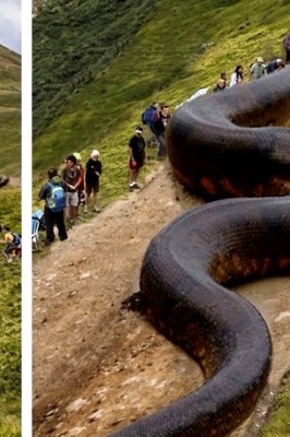 400-Kilogram Snake Discovered in a Half-Finished Building [Photos]