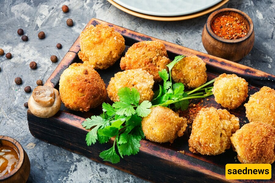 Enjoy Crispy and Flavorful Fried Mushrooms without a Drop of Yogurt