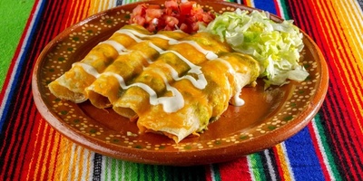 Mexican Bean and Cheese Enchilada Recipe