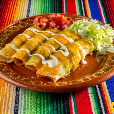 Mexican Bean and Cheese Enchilada Recipe