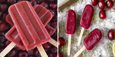 How to Make Dairy-Free Cherry Popsicles