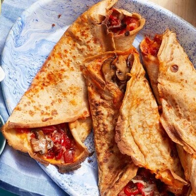 Make a Unique and Special Pizza in Just 10 Minutes/How to Prepare a Delicious Pizza Crepe That Kids Will Love + Video