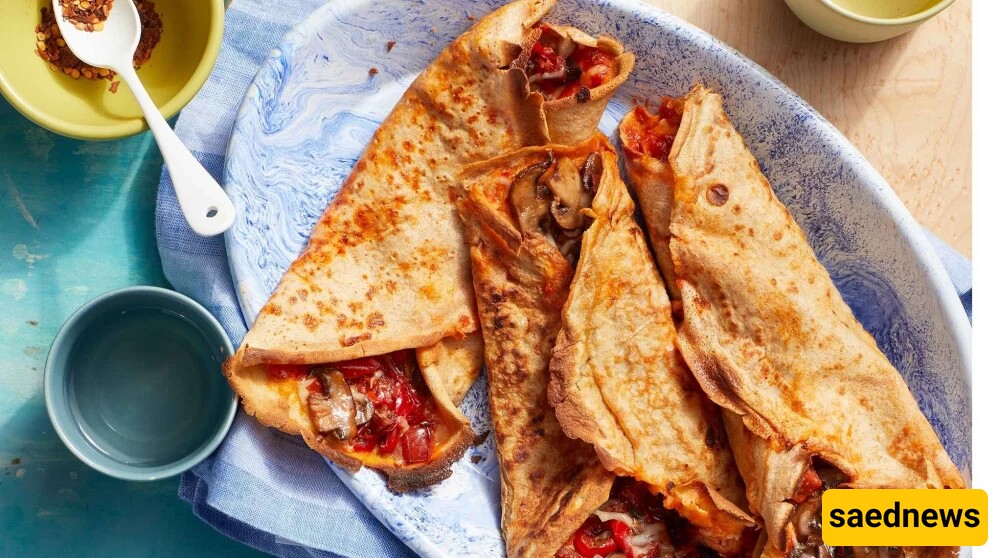 Make a Unique and Special Pizza in Just 10 Minutes/How to Prepare a Delicious Pizza Crepe That Kids Will Love + Video