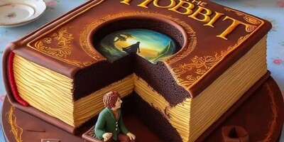 The Astonishing Creativity of Artificial Intelligence in Designing Hobbit-Inspired Birthday Cakes in a Dwarf Forest Cottage Style