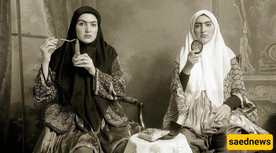 Unseen Image of Qajar-Era Makeup That Looks More Like Surgical Tools!