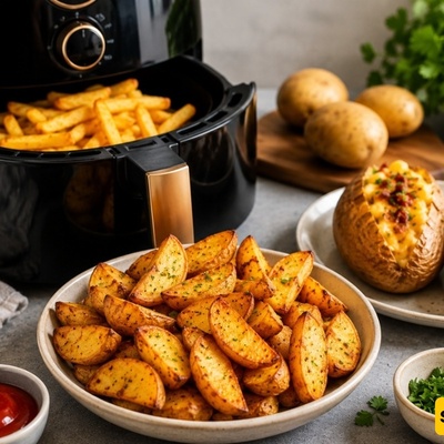 3 Delicious Air Fryer Potato Recipes: Step-by-Step Guide with Exact Cooking Times
