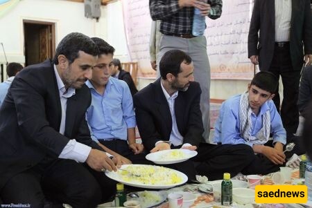 Interesting Lesson by Mahmoud Ahmadinejad to a Foreign Political Figure + Photo / Iranizing Faces in the Style of the Former President