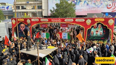 Funeral Procession of Martyrs of Israeli Aggression Kicks Off in Tehran