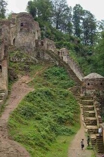 A Beautiful View of The Thousand Steps Castle / This Castle is like The Great Wall of China in Iran + video